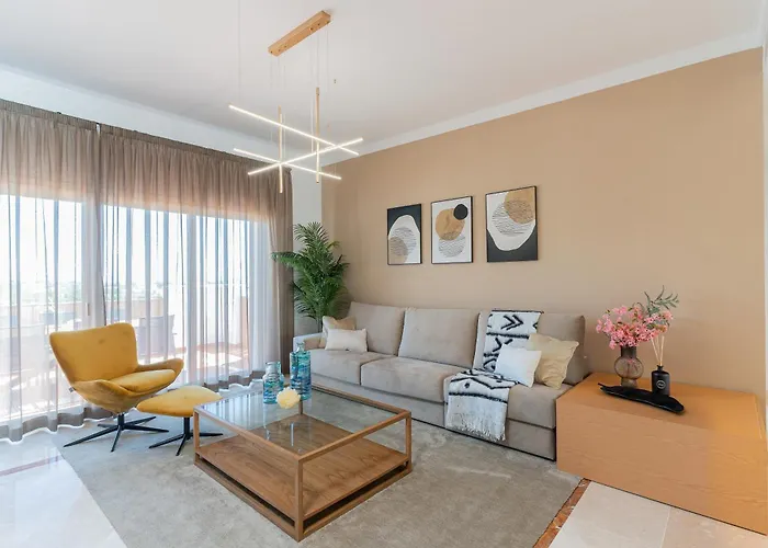 Sea View Penthouse - Magical In The Heart Of The Golf Paradise - Paraiso Pueblo, Benahavis